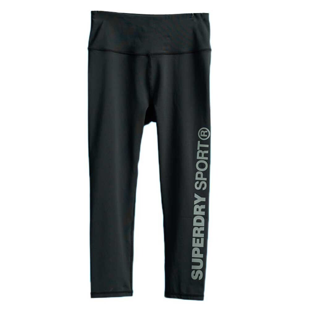 

Тайтсы Superdry Training Essential Capri, черный