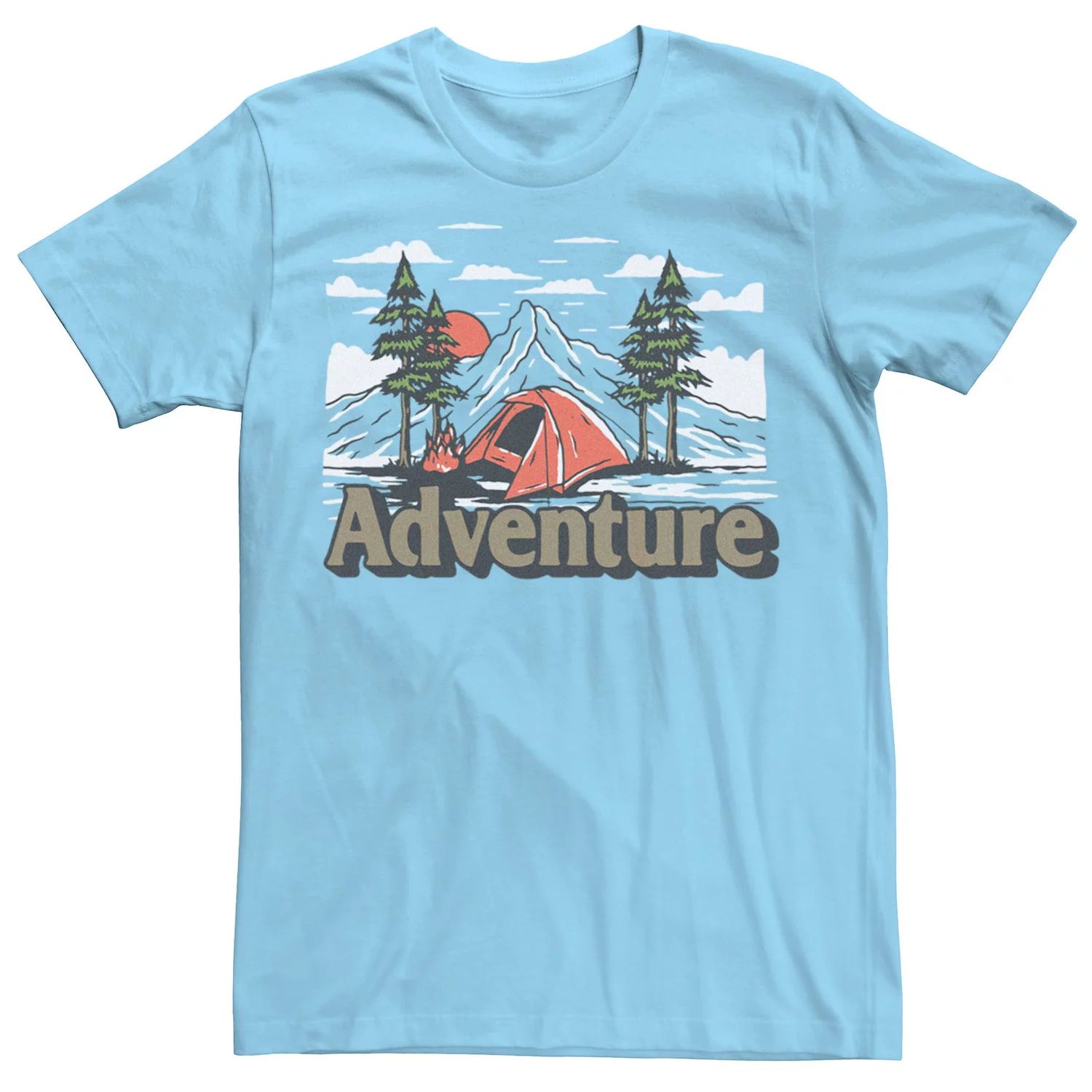 Мужская футболка Adventure Camp Time Licensed Character мужская футболка adventure time m зеленый