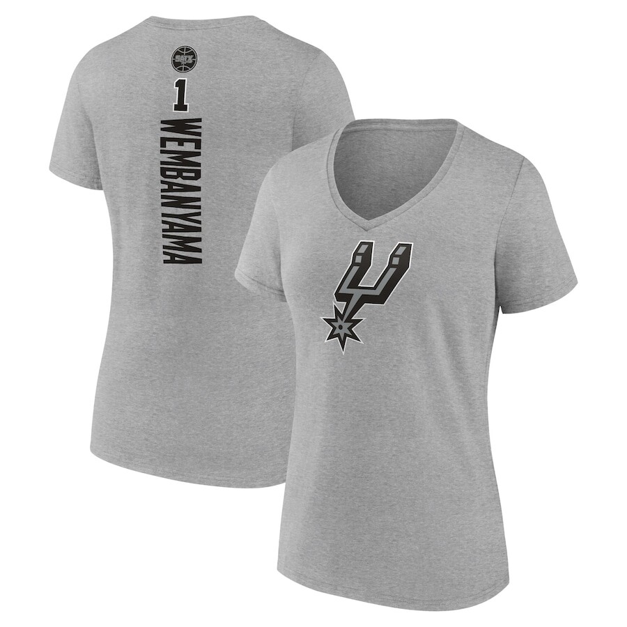 

Футболка с коротким рукавом Fanatics Branded San Antonio Spurs, серый