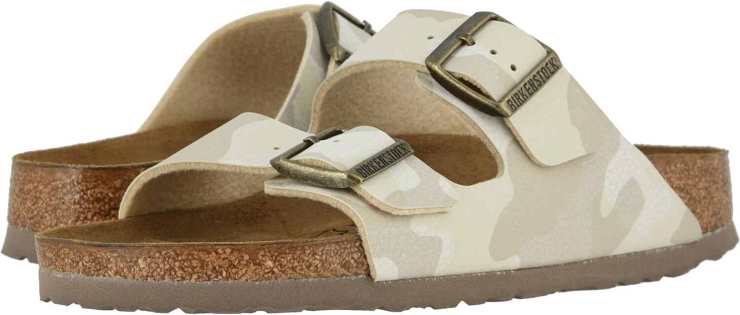 

Сандалии на плоской подошве Arizona Camo Birkenstock, цвет Desert Soil Sand Birko-Flor