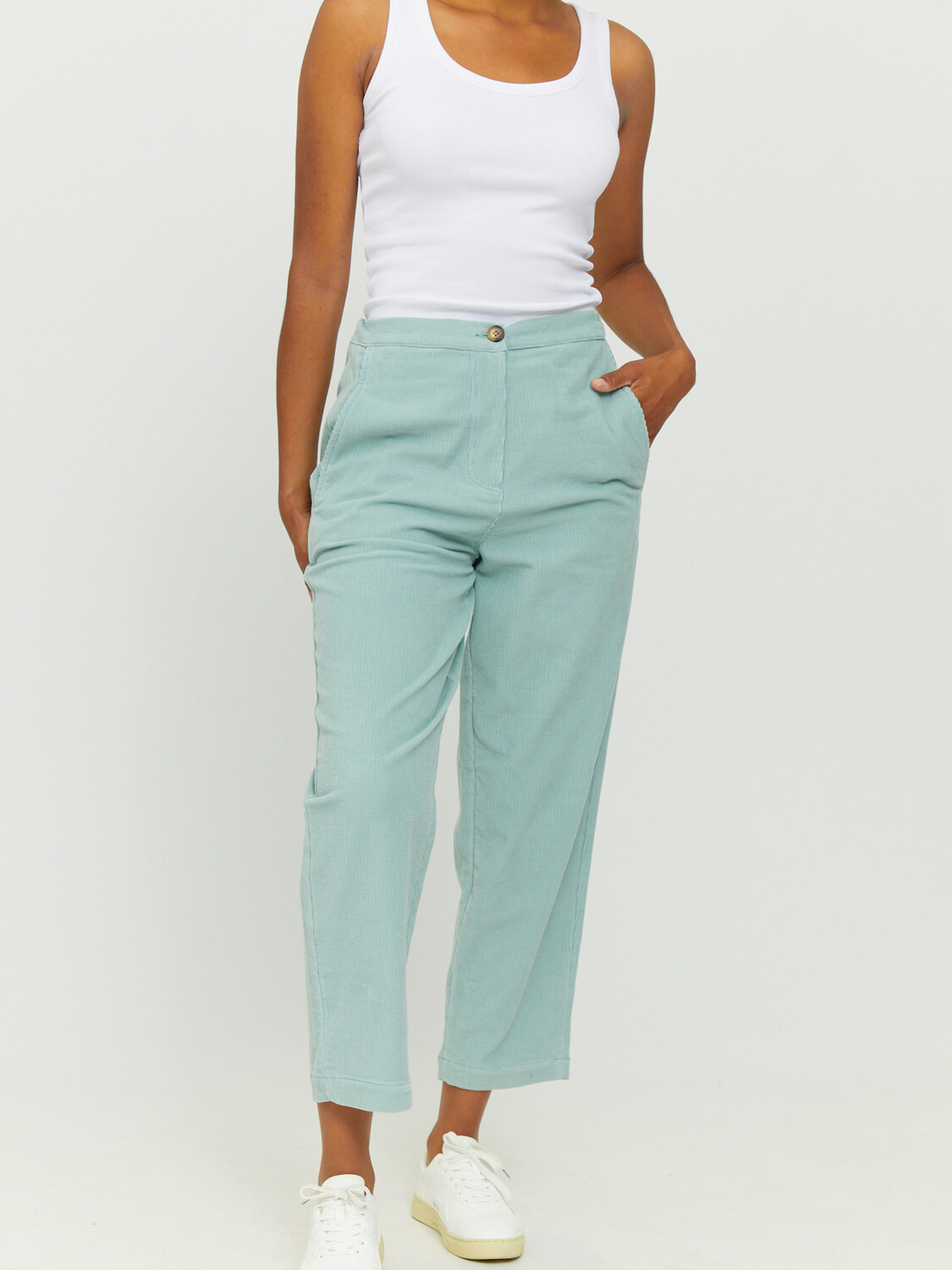 

Брюки MAZINE Cordhose Sanjo Pants, цвет cobalt green