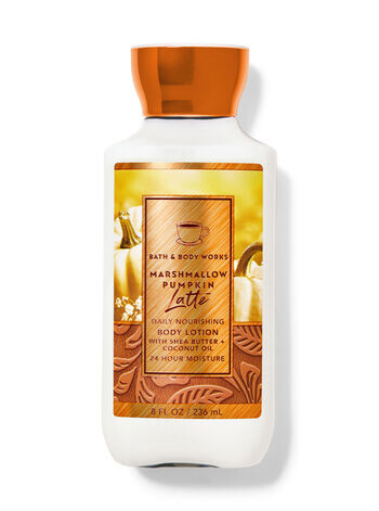 

Ежедневный питательный лосьон для тела Marshmallow Pumpkin Latte, 8 fl oz/ 236 mL, Bath and Body Works