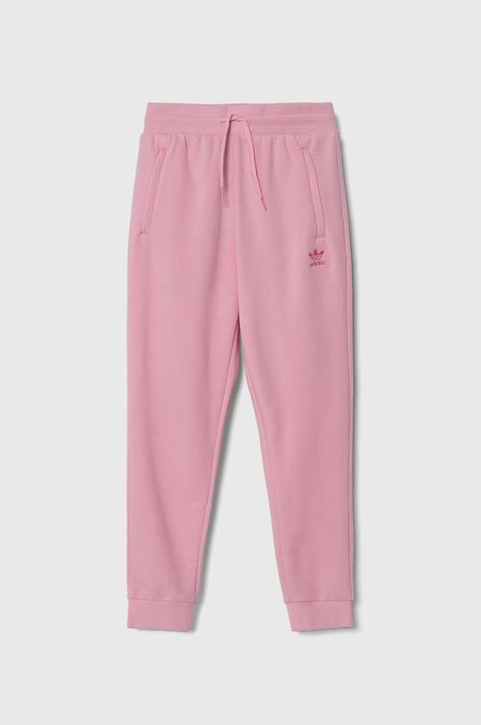 цена Детские спортивные брюки adidas Originals, розовый