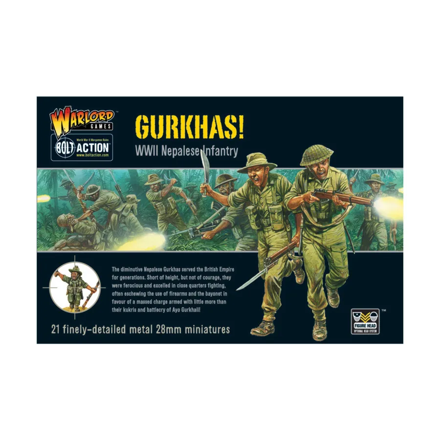 

Британские гуркхи, Bolt Action - British Army (28mm)