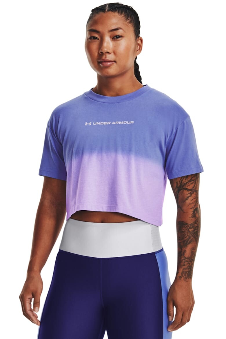 

Короткая фитнес-футболка Branded Dip Under Armour, фиолетовый