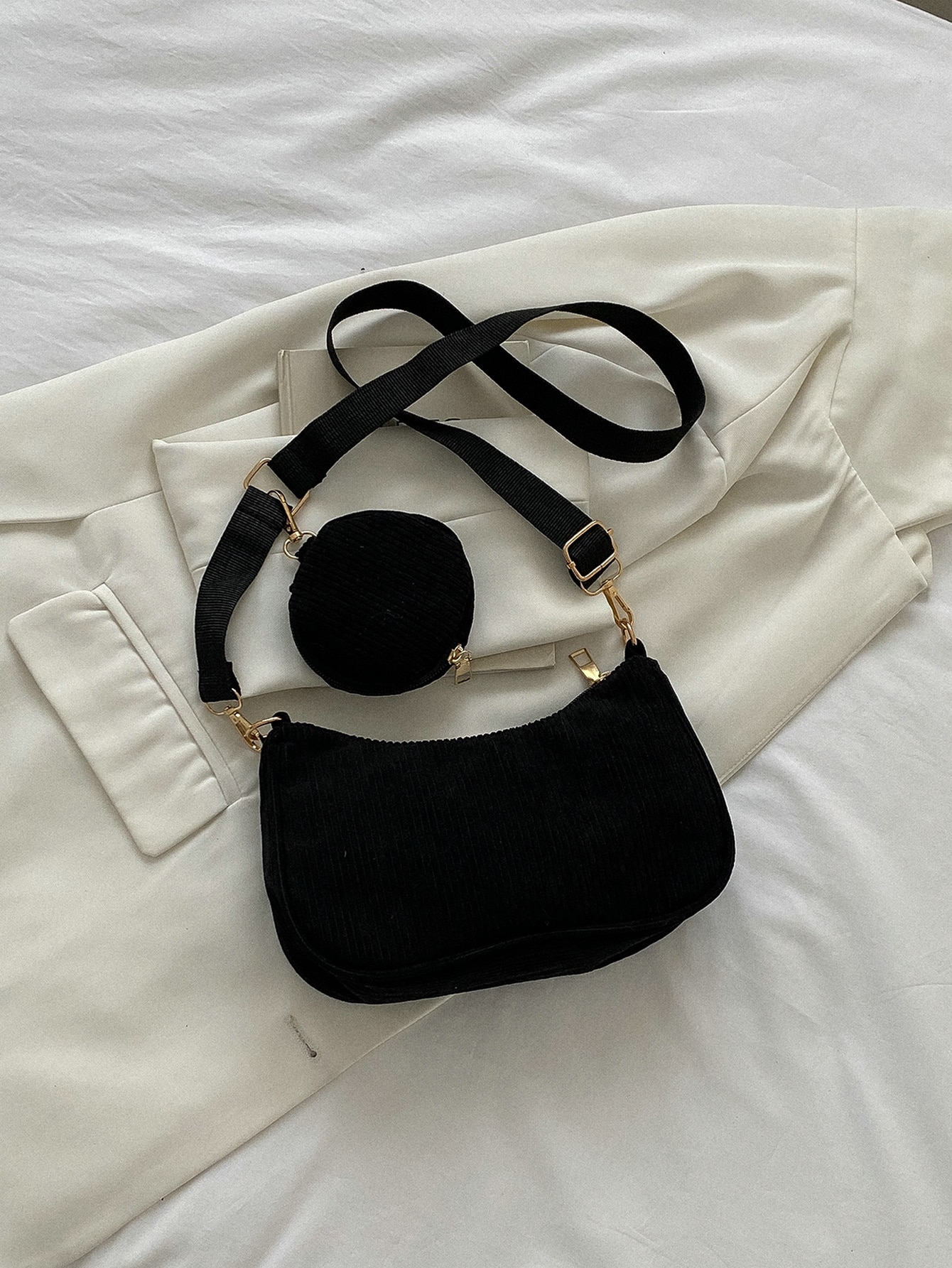 Роскошная дизайнерская сумка, черный