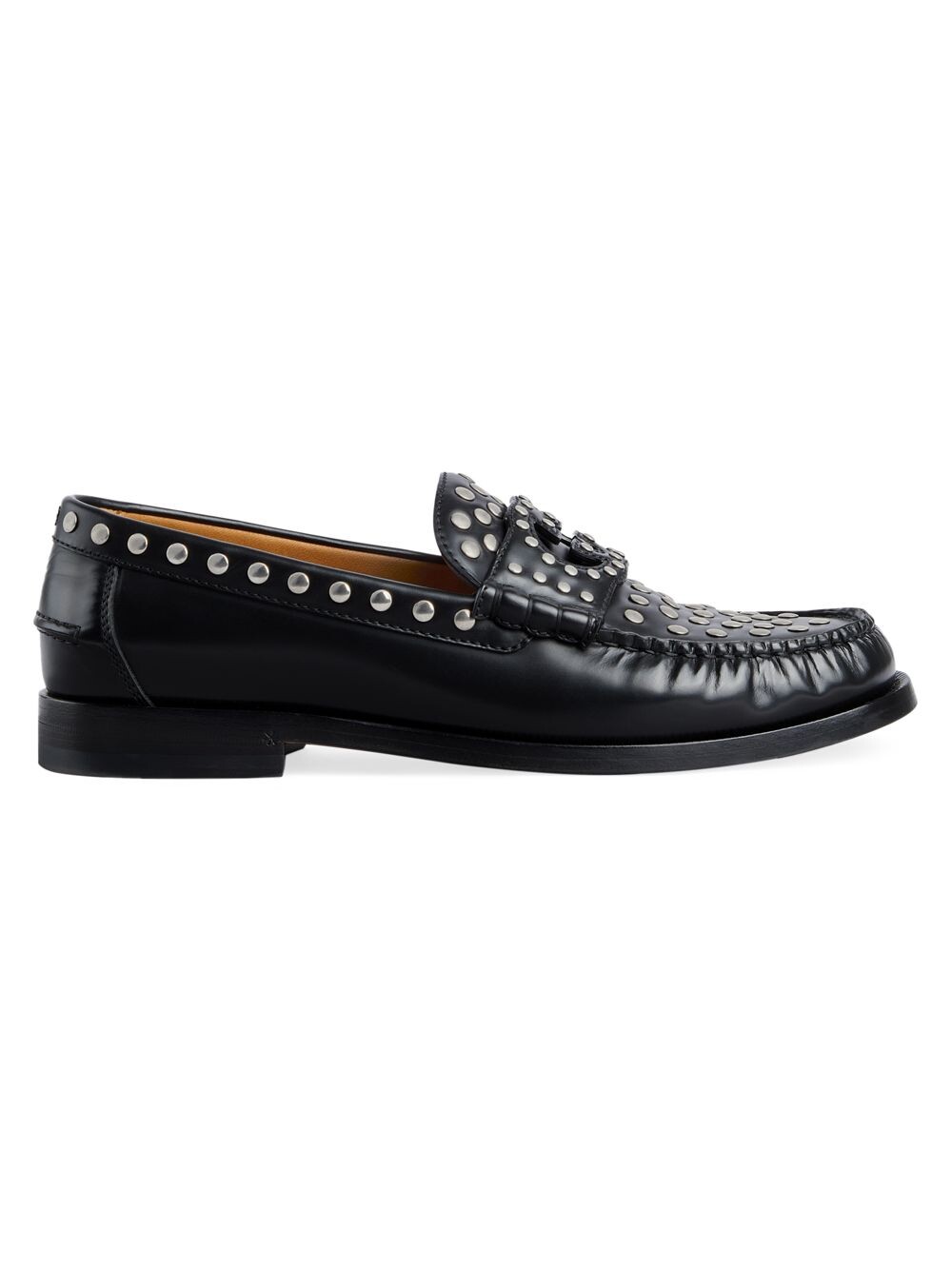 

Кожаные мокасины Kaveh с заклепками Gucci, черный