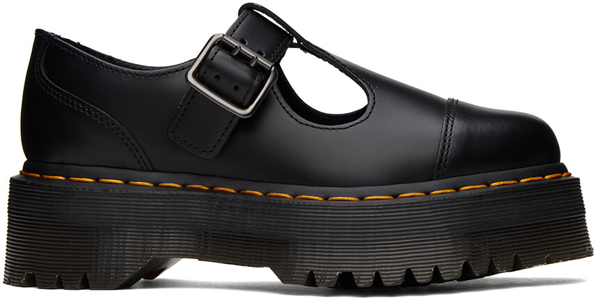 

Черные оксфорды на гладкой платформе Bethan Dr. Martens, Черный, Черные оксфорды на гладкой платформе Bethan Dr. Martens