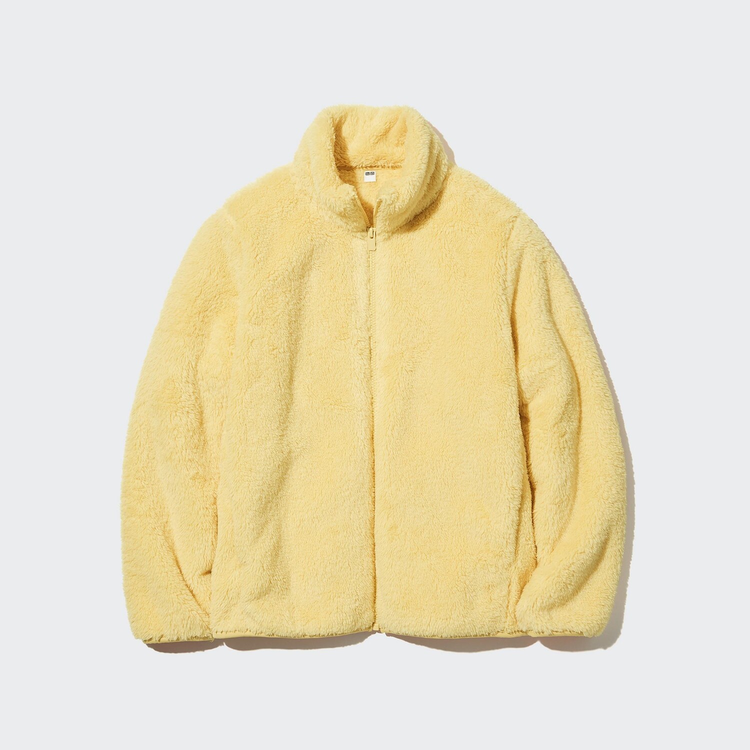 

Пушистая флисовая куртка UNIQLO, желтый