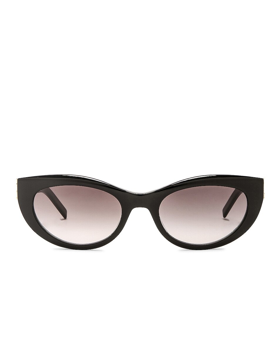 

Солнцезащитные очки Saint Laurent Cat Eye, черный