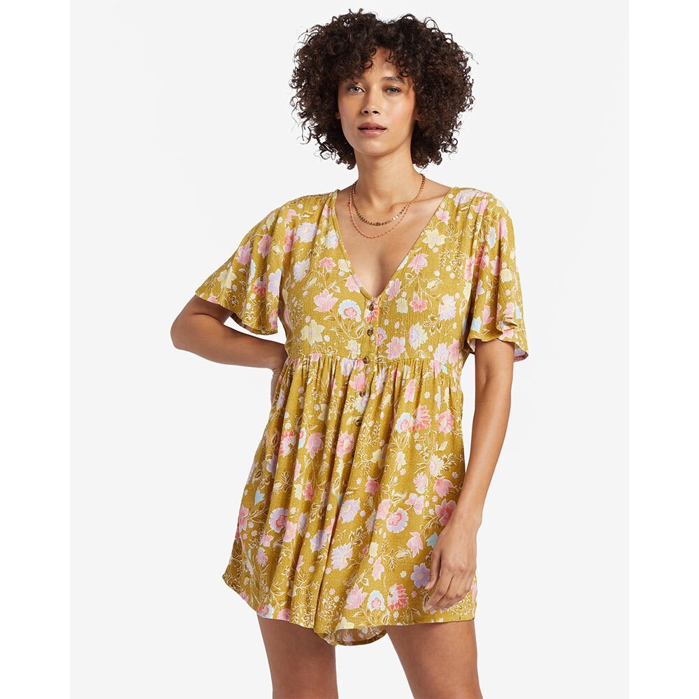 

Платье Billabong Spring Daze Short Sleeve Short, зеленый