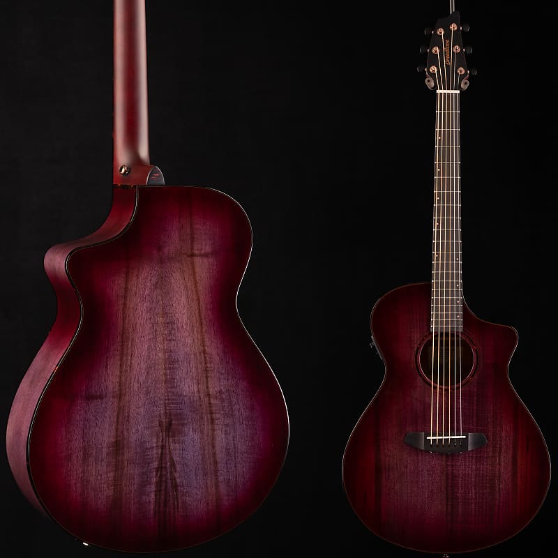 Акустическая гитара Breedlove Pursuit Exotic S Concert Pinot Burst CE Myrtlewood 842