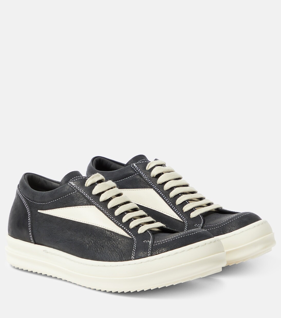 

Кроссовки luxor из винтажной кожи Rick Owens, черный
