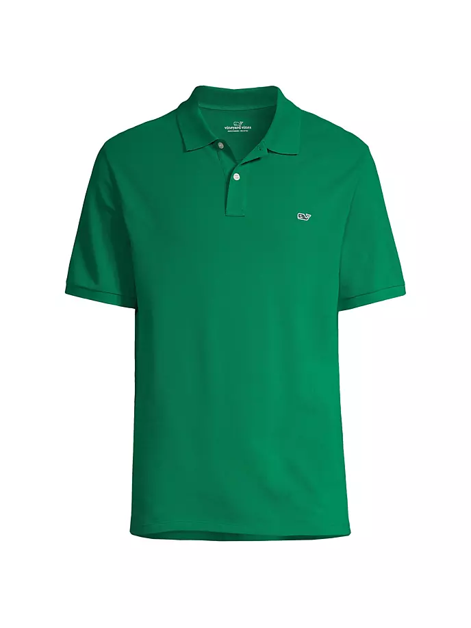 

Рубашка поло из пике Heritage Vineyard Vines, цвет turf green
