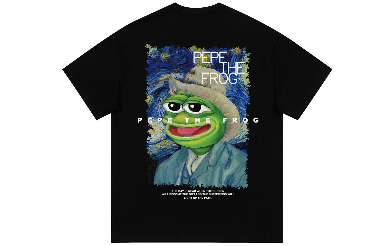 

pepe the frog Футболка унисекс с лягушкой Пепе, Бежевый