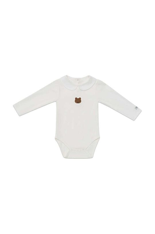 

Хлопковое детское боди Davo Bodysuit Bear Donsje, белый