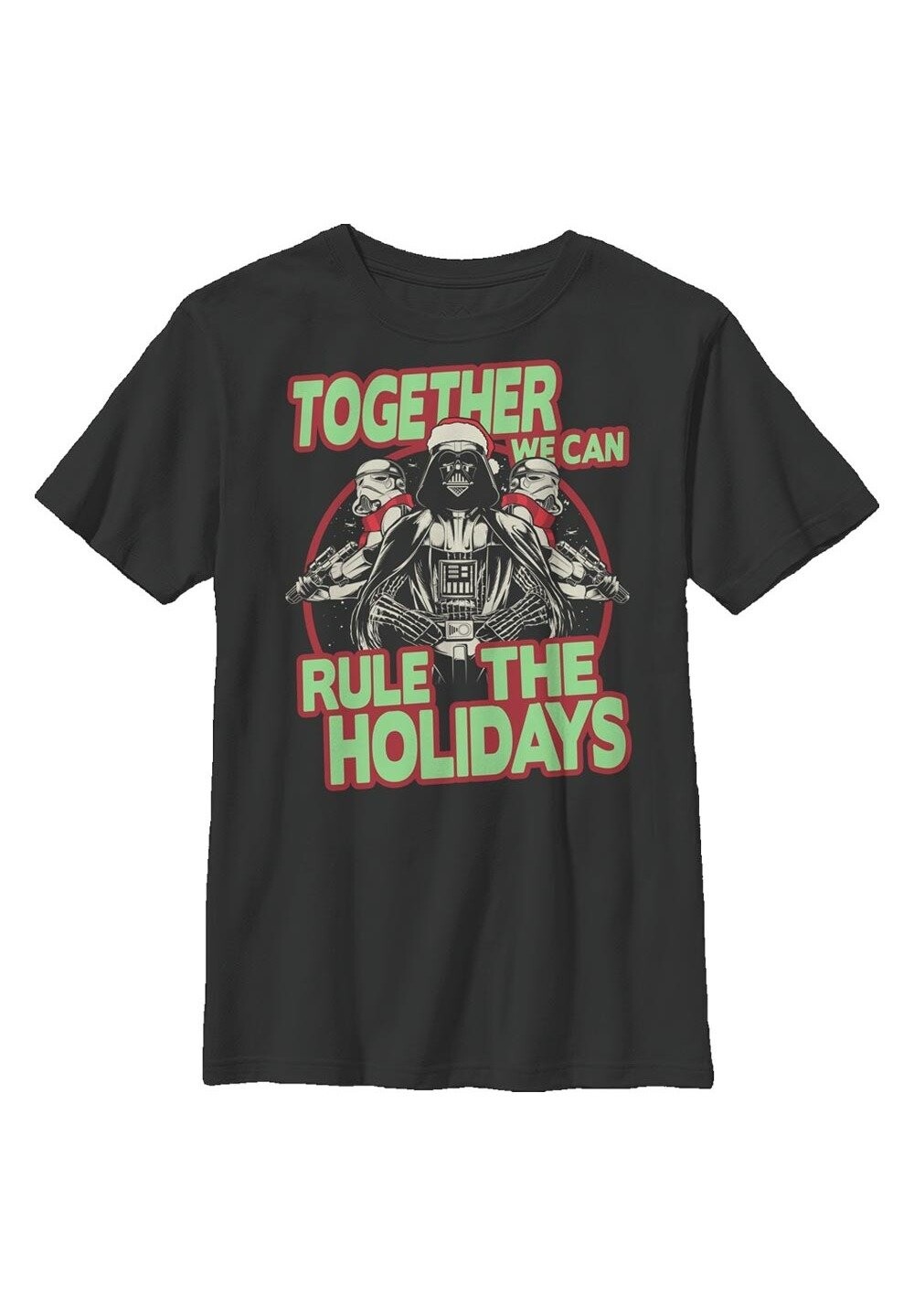 

Футболка с принтом STAR WARS: CLASSIC RULE THE HOLIDAYS Star Wars, черный