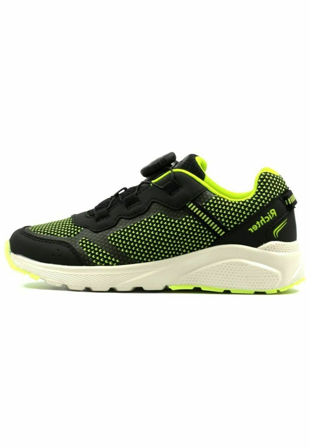 

Кроссовки низкие Richter, цвет black neon lime