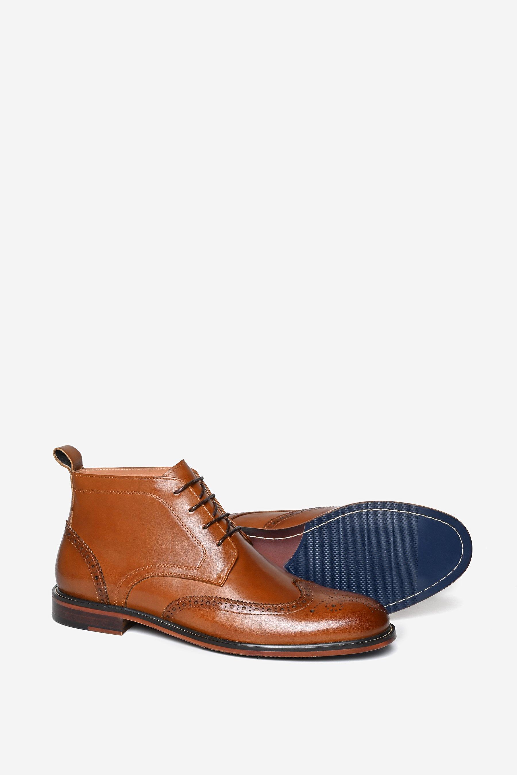 Кожаные ботинки броги премиум-класса 'Penton' Alexander Pace, коричневый