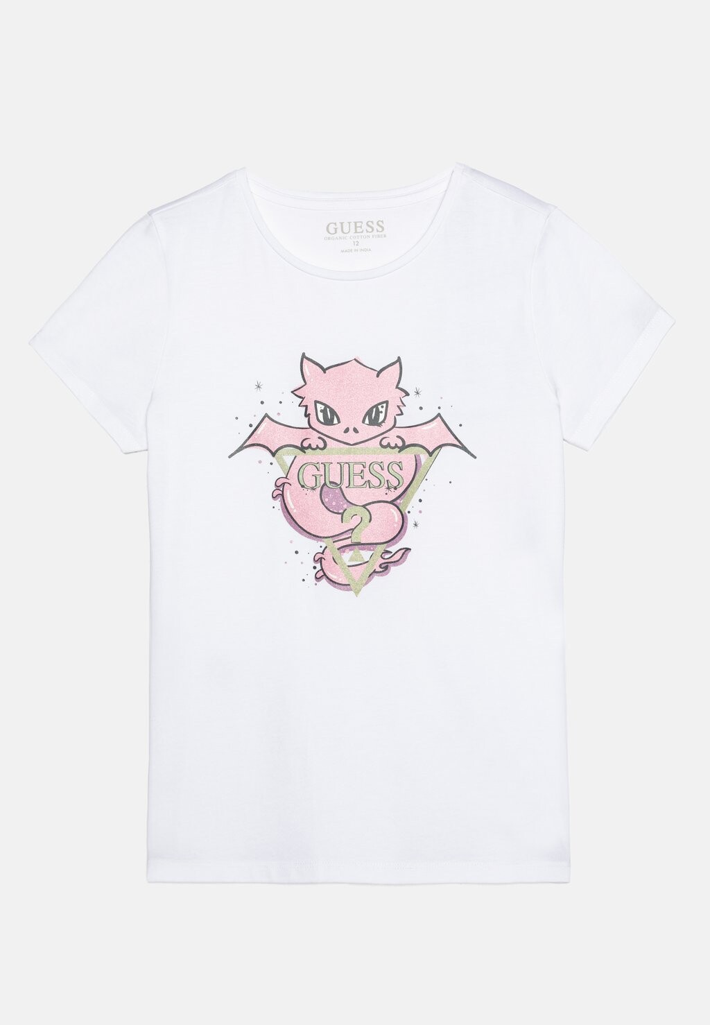 

Футболка с принтом Junior Guess, цвет pure white