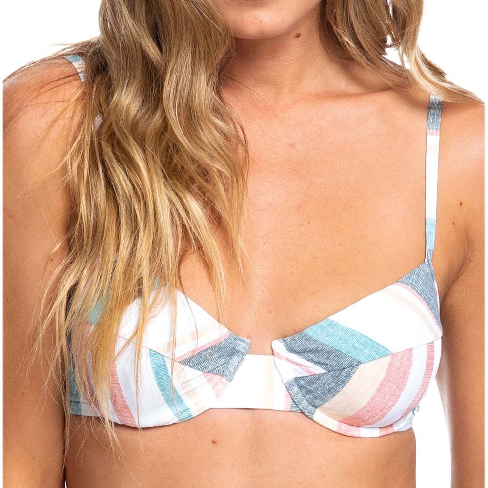 Топ бикини Roxy Printed Beach Classics Underwired, разноцветный