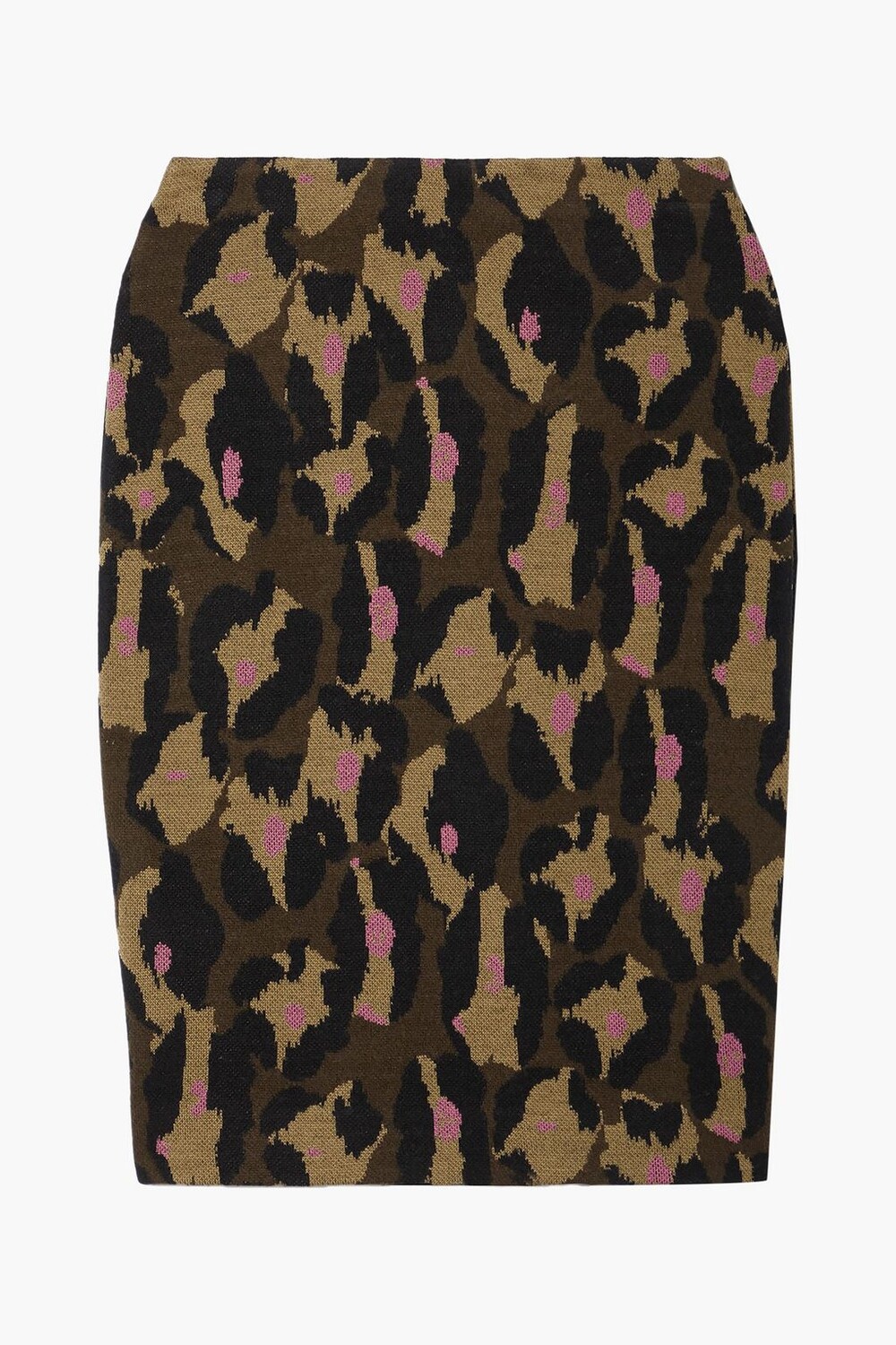 

Юбка мини Lorna жаккардовой вязки из смесовой шерсти DIANE VON FURSTENBERG, зеленый