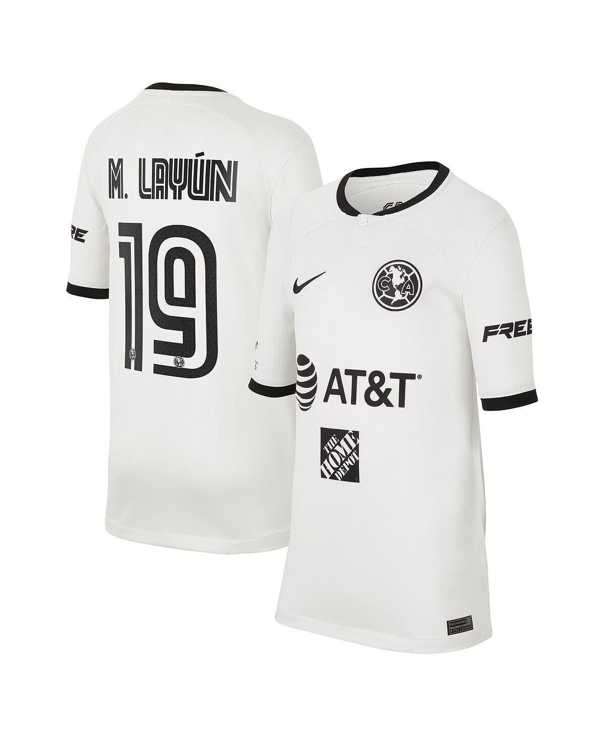

Джерси Big Boys Miguel Layun White Club America 2022/23, третья реплика Nike