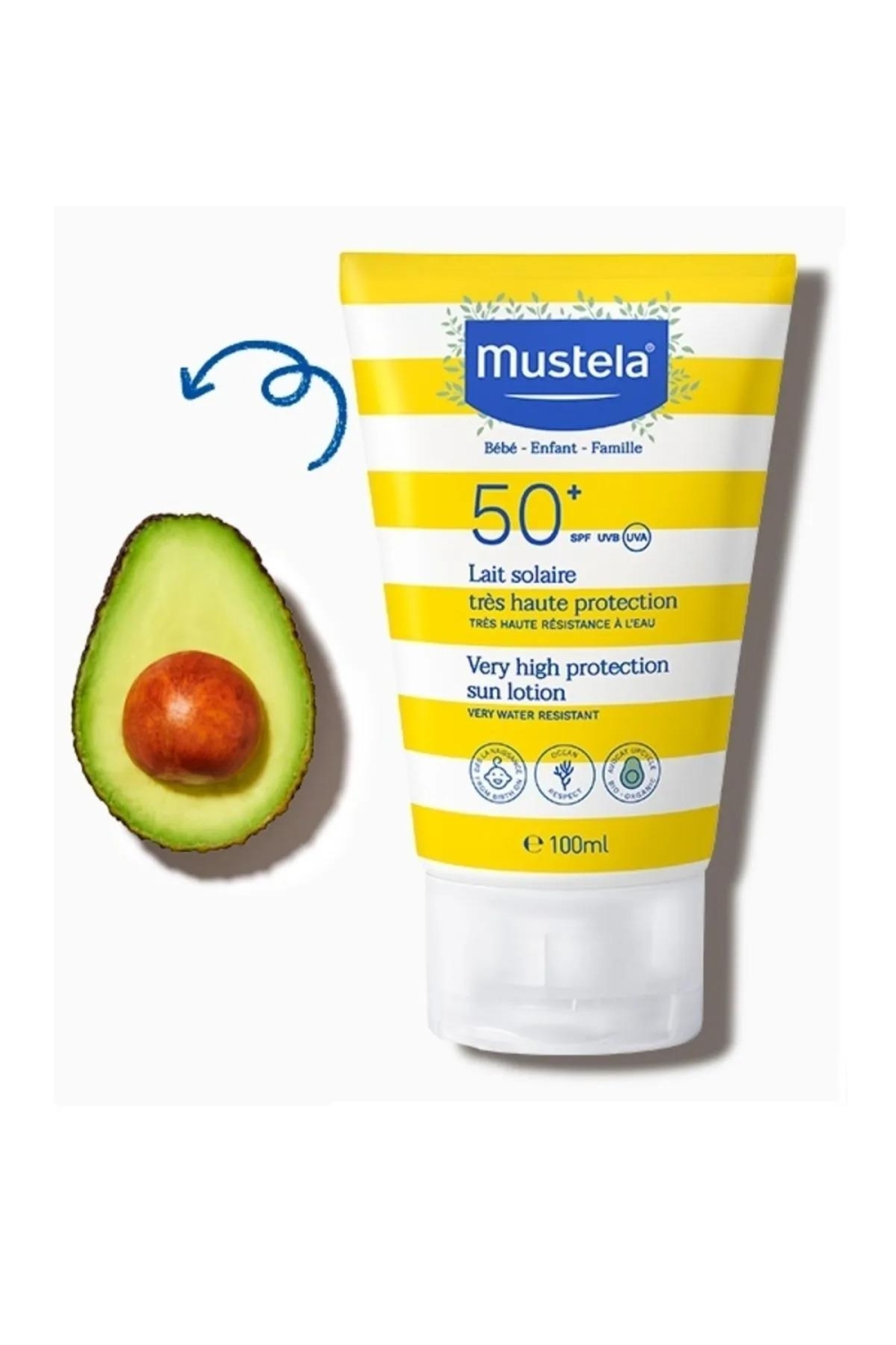 

Мустела Spf 50+ Лосьон для загара 100 мл MUSTELA