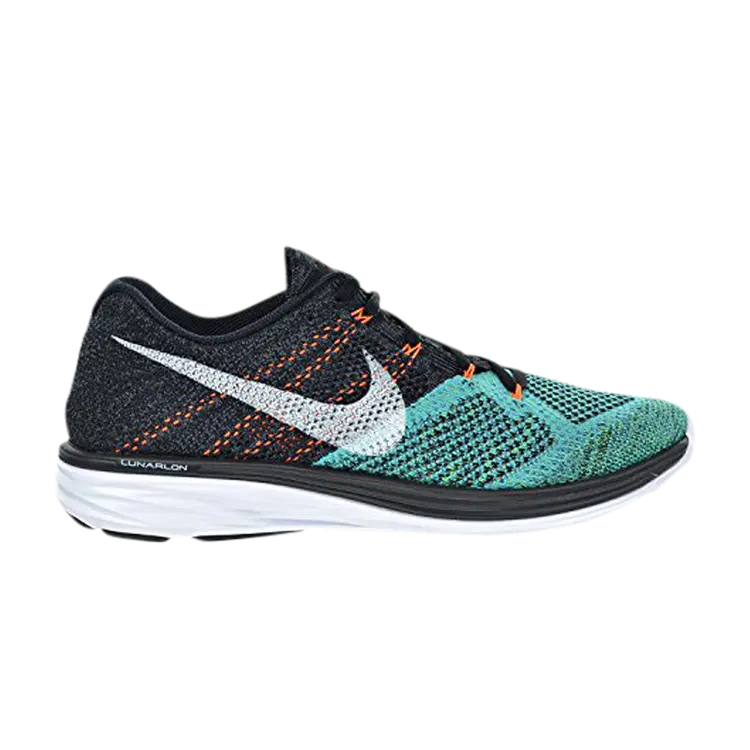 

Кроссовки Nike Flyknit Lunar 3, зеленый