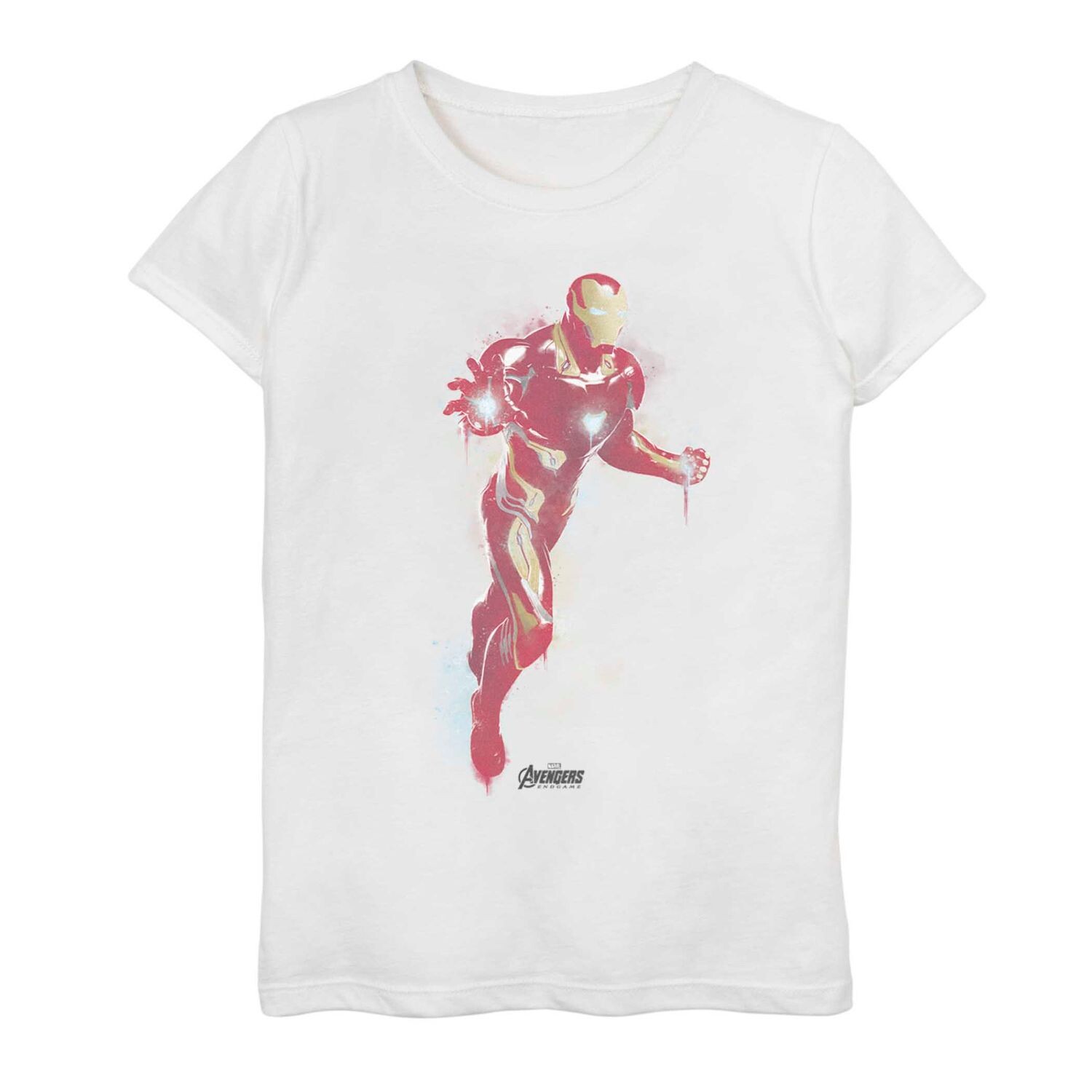 

Футболка с аэрозольной краской для девочек 7–16 лет «Marvel Avengers Endgame Iron Man» Licensed Character