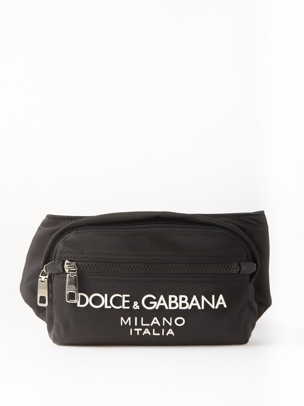 

Поясная сумка из нейлона с тисненым логотипом Dolce & Gabbana, черный