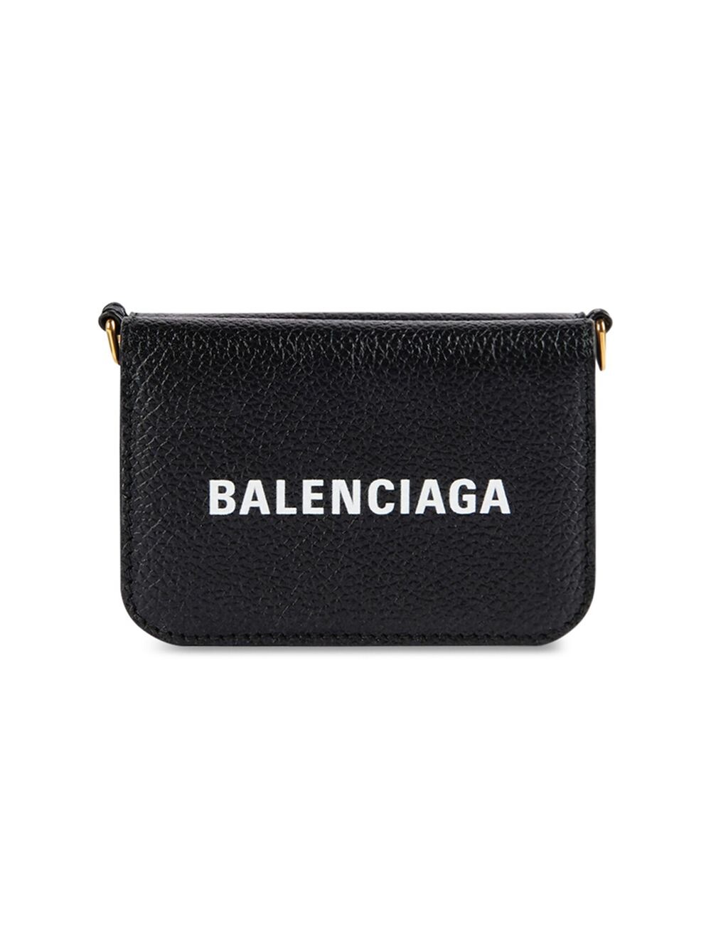 

Денежный мини-кошелек на цепочке Balenciaga, черный