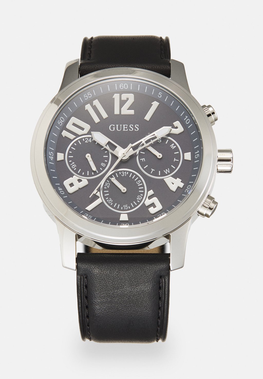Часы PARKER Guess, цвет silver-coloured часы prodigy exclusive guess цвет silver coloured black