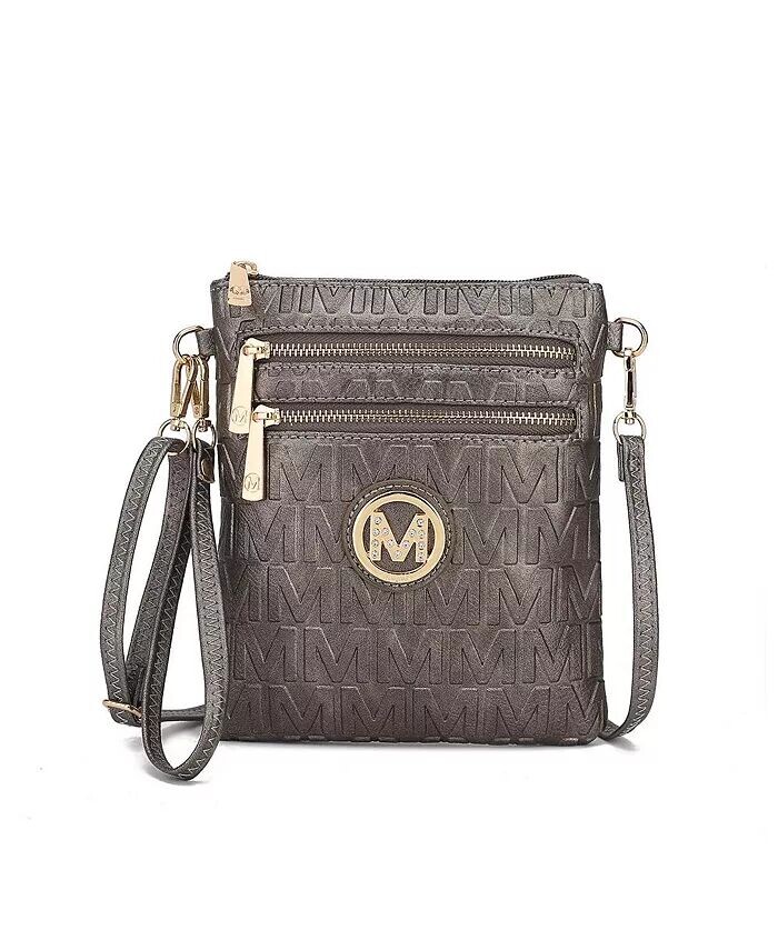 

Боди Scarlett Cross от Mia K Mkf Collection, серебряный