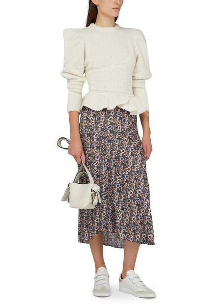 

Микросумка Musubi Acne Studios, белый/черный