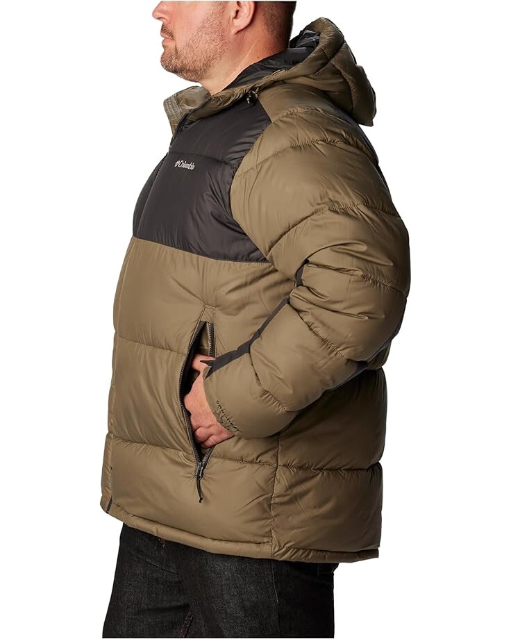 

Куртка Columbia Big & Tall Pike Lake II Hooded Jacket, цвет Stone Green/Shark