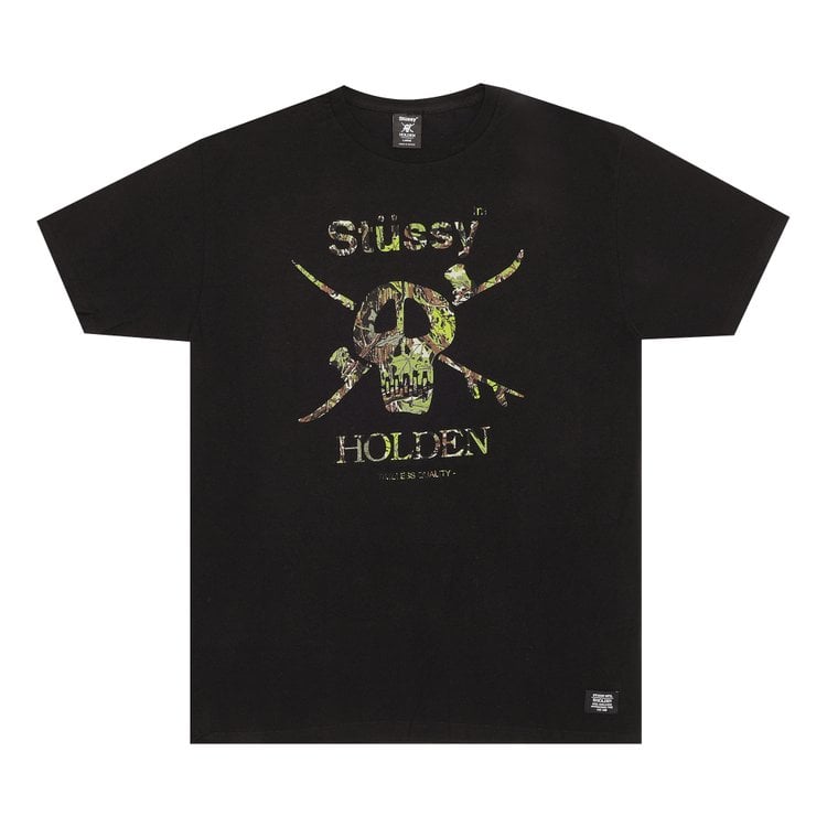 

Футболка Stussy Camo Snow Skull 'Black', черный