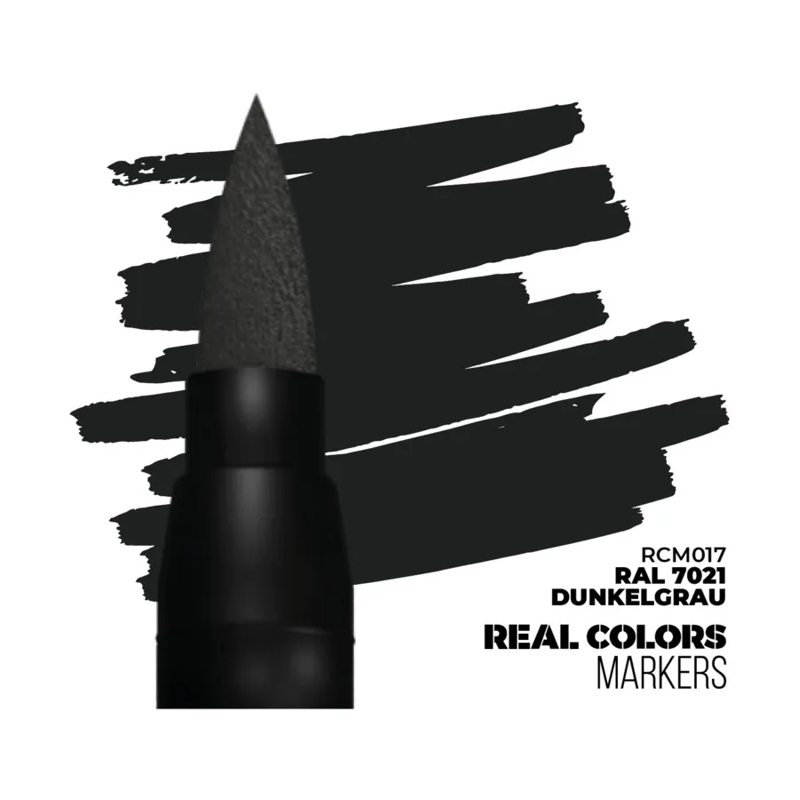 

Маркер RC Dunkelgrau темно-серого цвета RAL7021, Real Color Markers