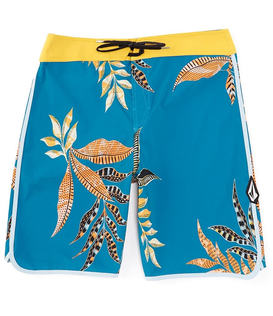 

Volcom Lido Print Scallop Mod 19 Шорты для доски с внешним швом, синий