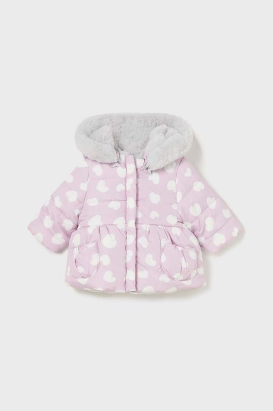 цена Двусторонняя детская куртка Mayoral Newborn, фиолетовый