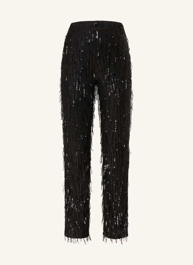 

Брюки с пайетками Gina Tricot, черный