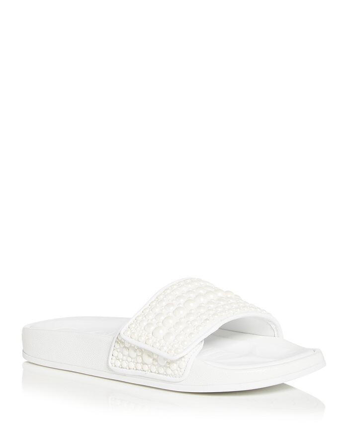 

Женские шлепанцы с украшением Fitz Jimmy Choo