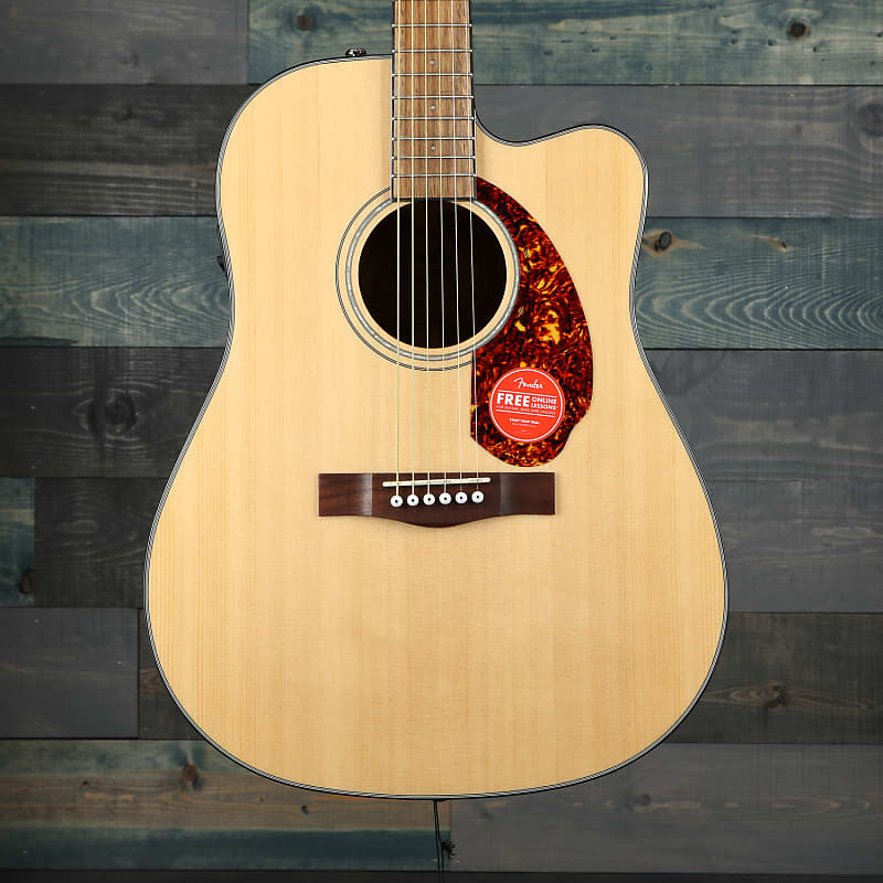 

Акустическая гитара Fender CD-140SCE Dreadnought, Walnut Fingerboard, Natural w/case