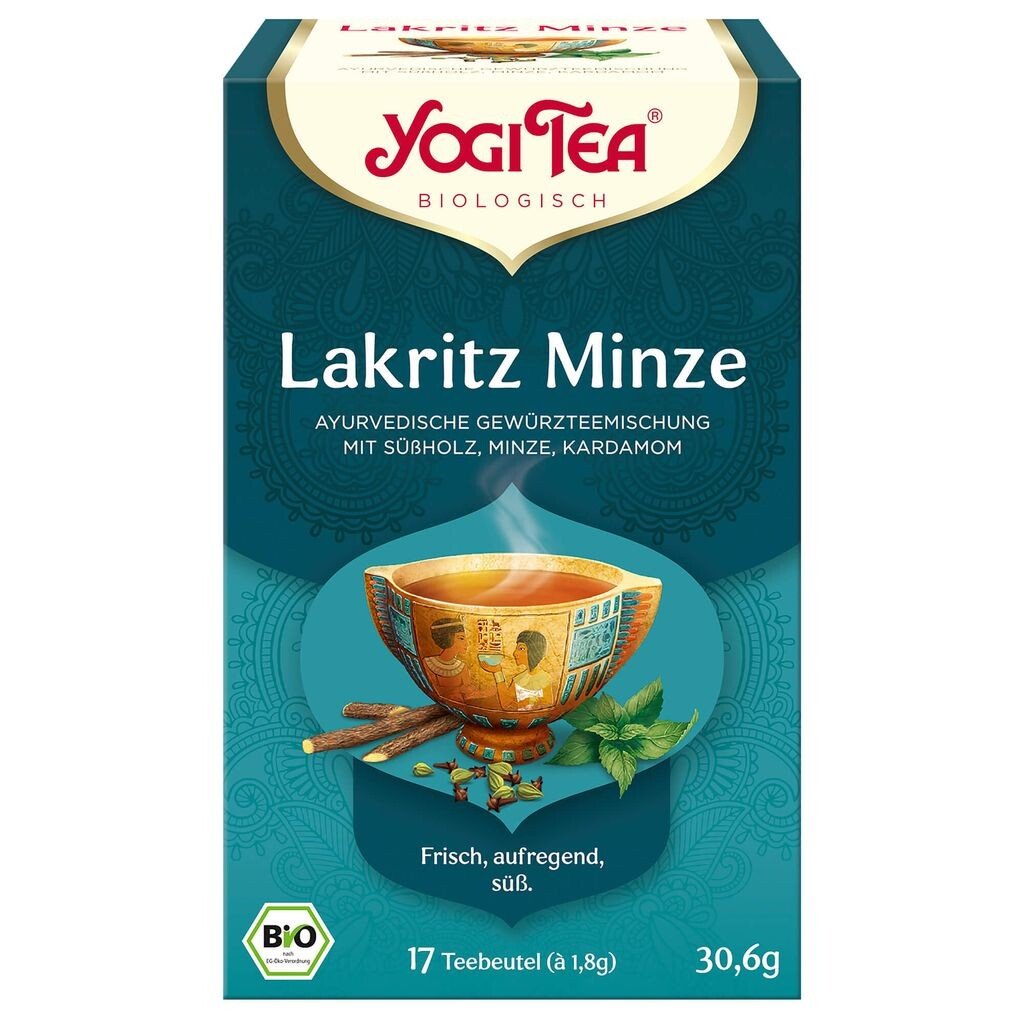 

Yogi Tea чай солодково-мятный 30,6 г 17 чайных пакетиков