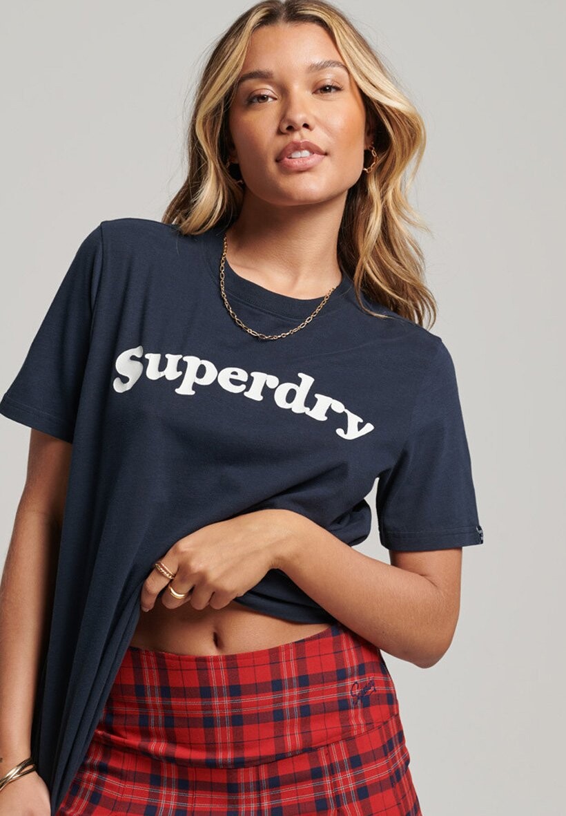 

Футболка с принтом Superdry, Черный