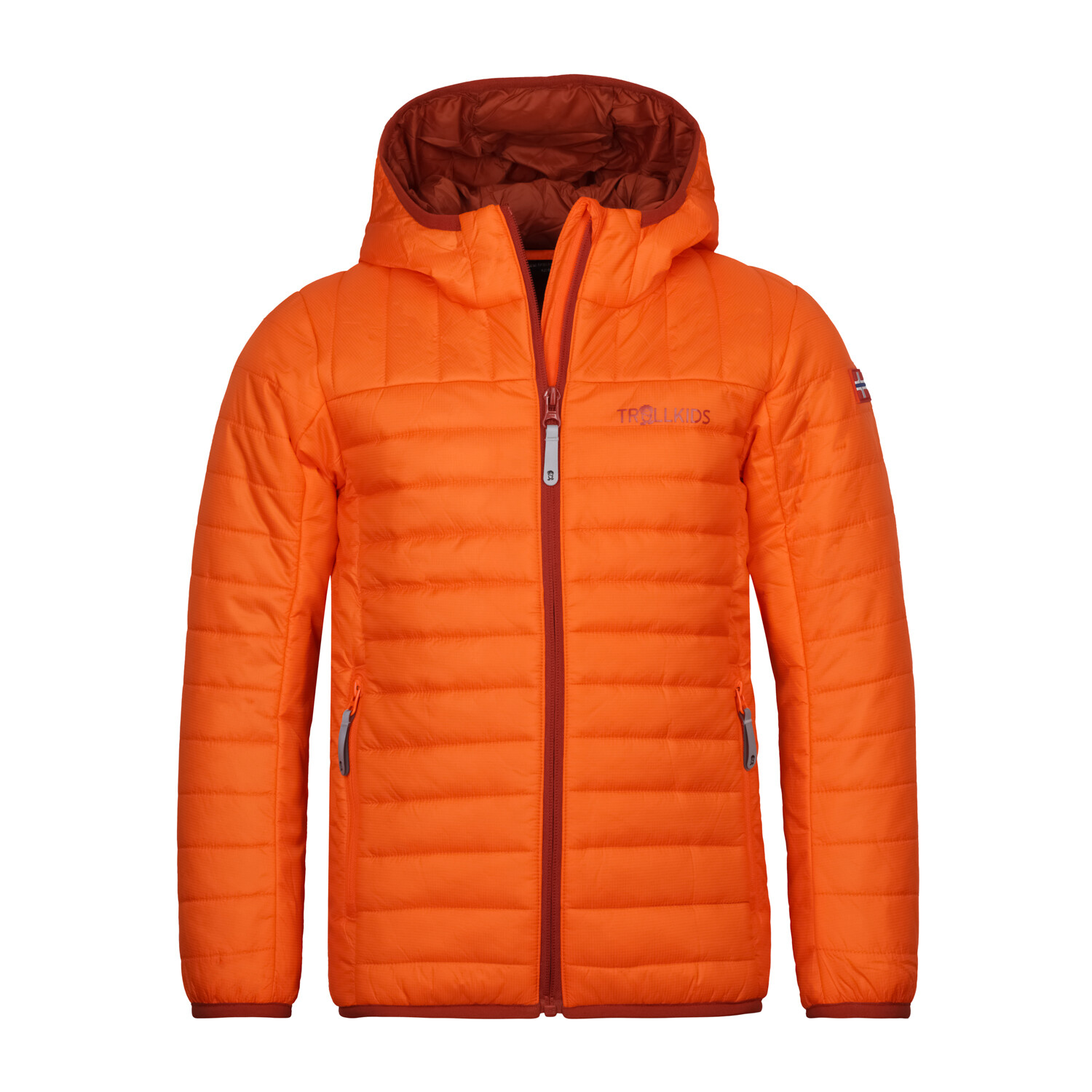 

Функциональная куртка Trollkids Steppjacke Eikefjord, цвет Hellorange/Rotbraun