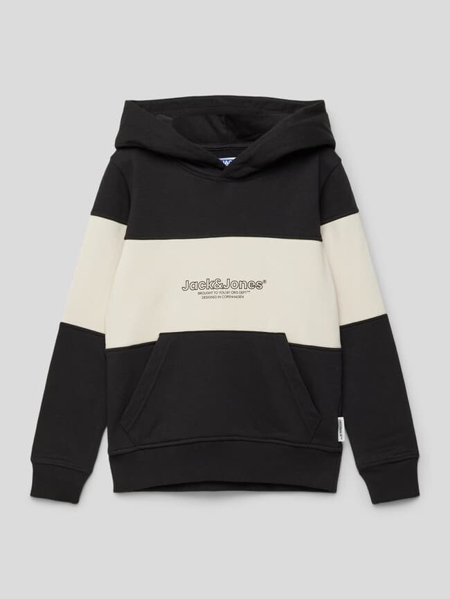 

Толстовка с блочными полосками модель "JORLAKEWOOD" Jack & Jones, черный