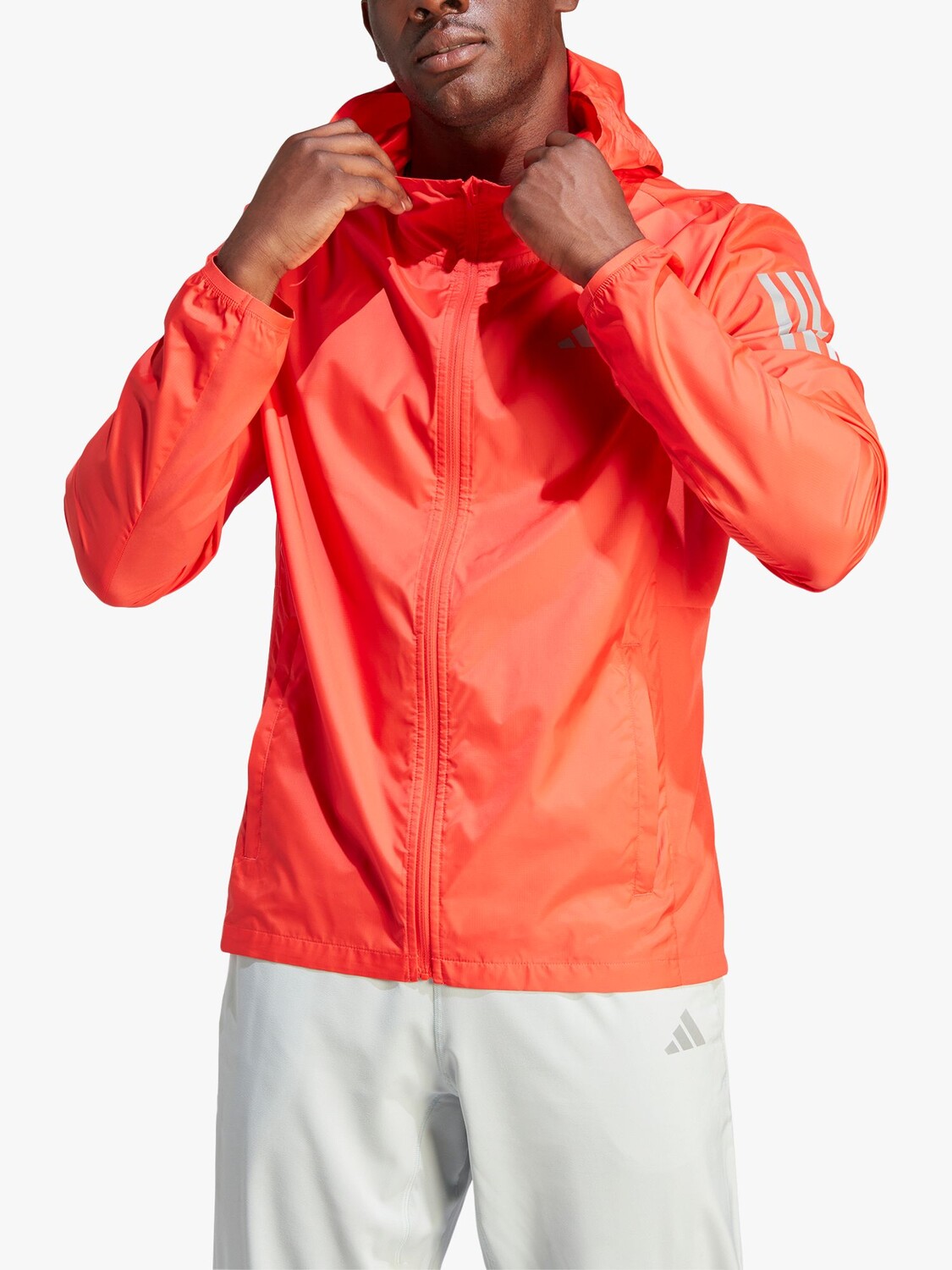 

Мужская беговая куртка Own The Run adidas, ярко-красный