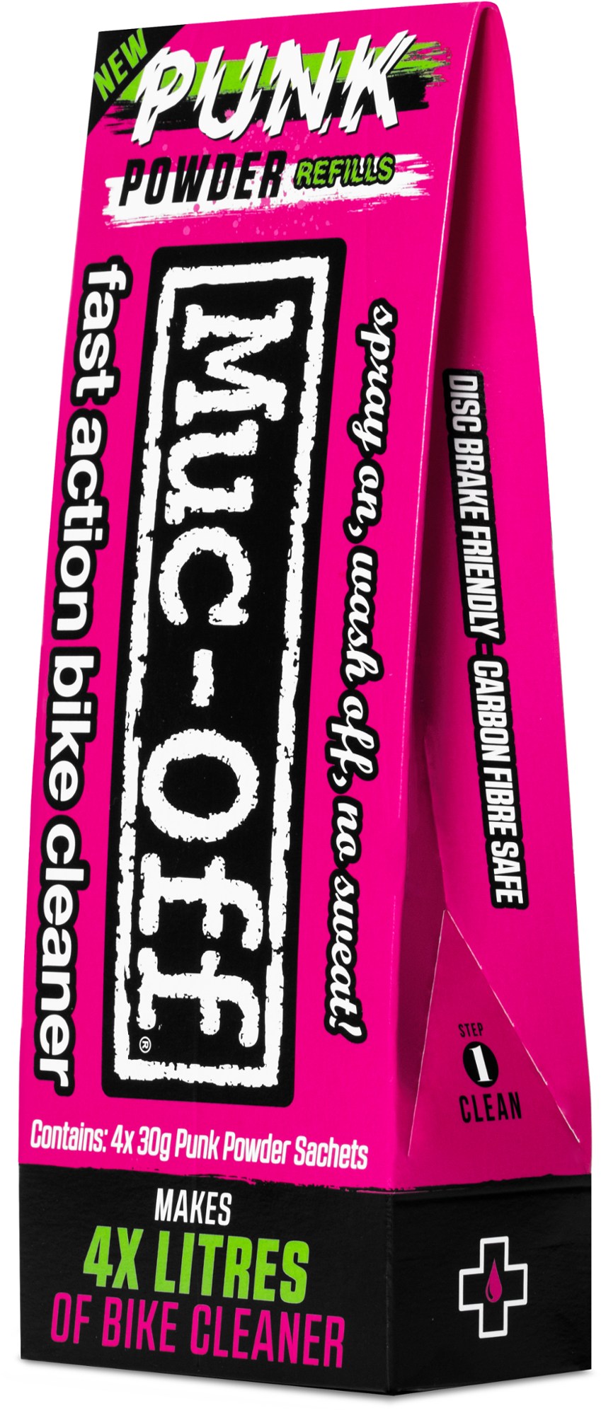Средство для чистки велосипедов Punk Powder — упаковка из 4 шт. Muc-Off аксессуары muc off frame protection kit dh enduro trail punk