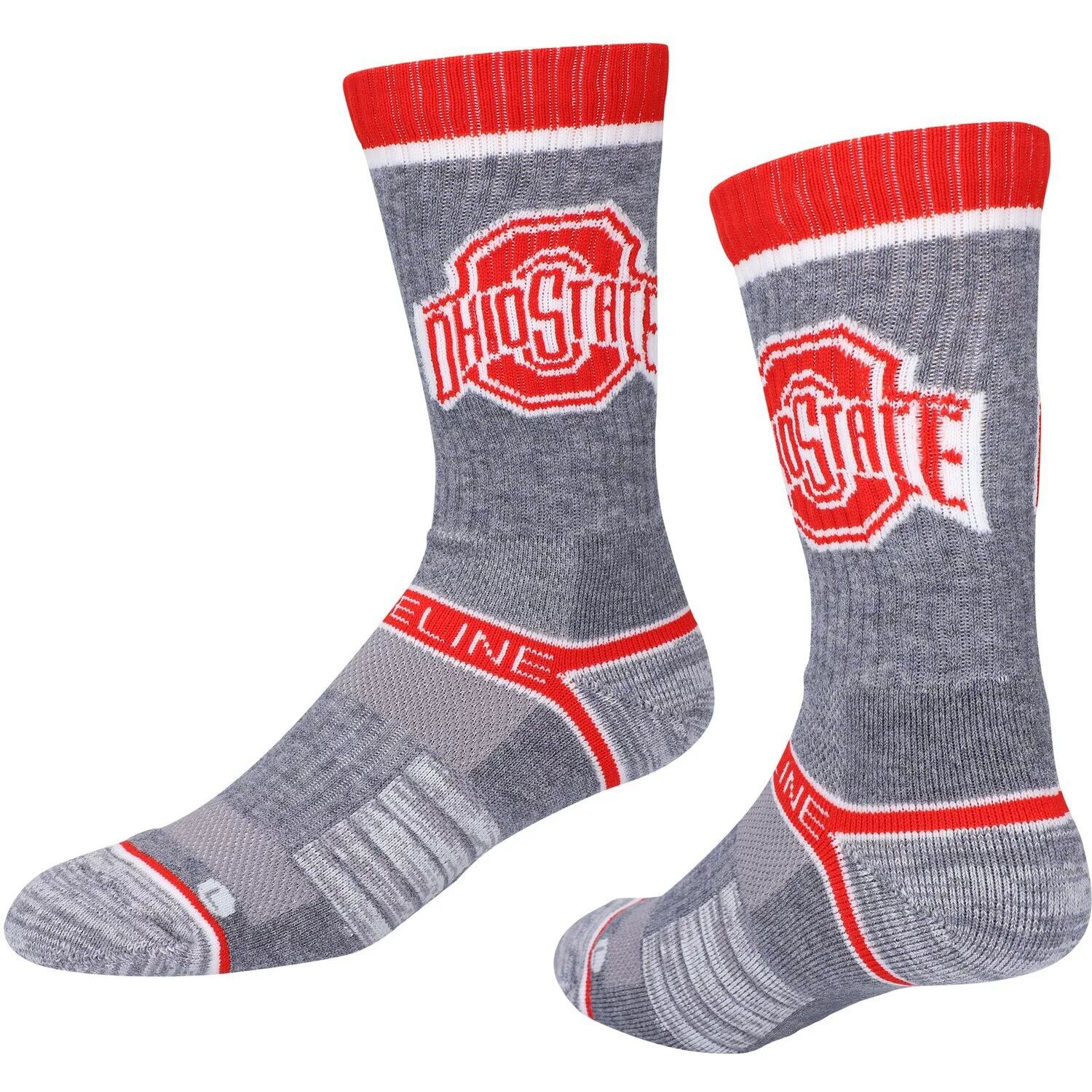 

Шерстяные трикотажные носки премиум-класса Strideline Ohio State Buckeyes